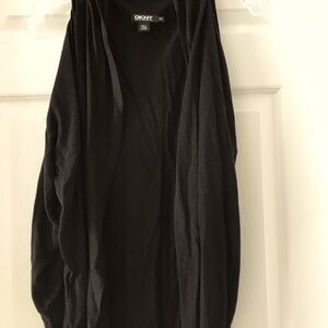 DKNY black vest. Size P/S.